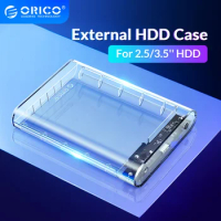 ORICO HDD Case 3.5 USB3.0 to SATA3.0 Hard Drive Disk Enclosure for 2.5/3.5inch SSD Box HD External Adapter Support UASP 8TB