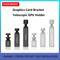 COOLMOON Graphics Card Holder Vertical Graphics Card bracket Aluminum Alloy Graphics Card GPU Holder Support Desktop PC Case