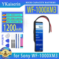 YKaiserin Battery WF1000XM3 (14430 2 line) 1200mAh for Sony WF-1000XM3 Charging Case Bateria
