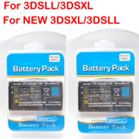 2pcs 2000mAh 3.7V Rechargeable Li-ion Battery Pack for Nintendo 3DS LL/XL 3DSLL 3DSXL NEW 3DSLL NEW 3DSXL New 3DS LL New 3DS XL