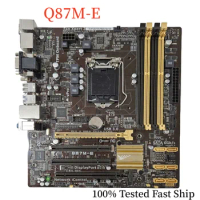For ASUS Q87M-E Motherboard LGA1150 DDR3 Mainboard 100% Tested Fast Ship