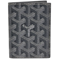 【GOYARD 高雅德】經典SAINT-MARC手工帆布摺疊萬用卡夾(灰色SAINT-MARC-GRAY)