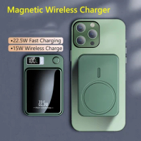 20000mAh Magnetic Power Bank for iPhone 12 14 Samsung Xiaomi Wireless Charger Powerbank 22.5W Fast Charging Powerbank for Huawei