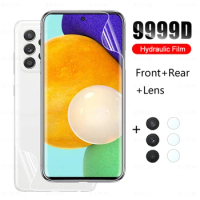 Full Cover Hydrogel Film For Samsung A52 4G SM-A525F Protector For Samsung A52 5G SM-A526B Phone Back Screen Protector Lens Film