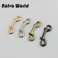 20PCS Nolvo World 4 colors Strong Heavy Double Ended Horse Lobster Clasp Snap Hook Zinc Alloy Pets Bolt Snaps Fastener