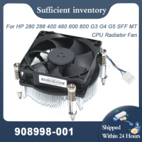 For HP 280 288 400 480 600 800 G3 G4 G5 SFF MT CPU Radiator Fan 908998-001 863480-001 804057-001 Cooling Fan New Free Shipping
