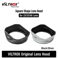 Viltrox 23mm 33mm 56mm F1.4 Original Square Shape Lens Hood Metal Retro 52mm for Sony E Fuji X Nikon Z Mount Camera Lens