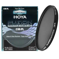HOYA 77mm FUSION ANTI-STATIC CPL Filter/Polariser Slim Filter Polarizing/Polarizer CIR-PL for Nikon Canon Sony SLR Camera Lens