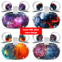 Sky design for Oculus Quest 2 VR Sticker Headset Virtual Reality Decals Protective PVC Skin for Oculus Quest 2 VR skin sticker