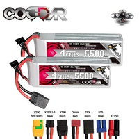 CODDAR 4S 14.8V 5500mAh 160C LiPo Battery For RC Quadcopter Helicopter Boat Drone Spare Parts Large Capacity EX5 TRX T XT90 Plug