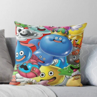 Dragon Quest Slimes Throw Pillow Sofa Covers For Living Room Cushions For Children Decorative Cover For Living Room