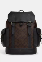 COACH Coach Hudson Backpack In Signature Canvas Mahogany