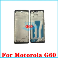 For Motorola Moto G10 G20 G30 G50 G60 G60S G100 G200 Power Phone Housing Middle Frame LCD Bezel Plate Cover Replacement Parts