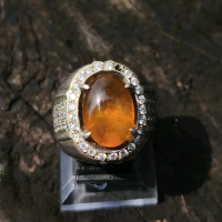 Cincin Batu Permata Fire Opal