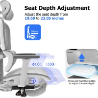 Ergonomic Mesh Office Chair with 3D Adjustable Armrest,High Back Desk Computer Chair Ergo3d Ergonomic Office Chair with Wheels