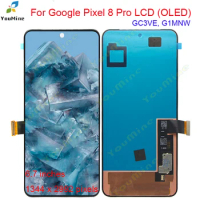 OLED For Google Pixel 8 Pro lcd display Touch Panel Screen digitizer Assembly Replacement For Google Pixel 8pro GC3VE, G1MNW
