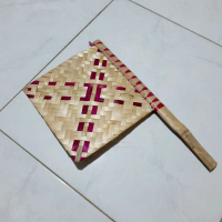 Kipas bambu 23x23 cm (Kipas sate, kipas bakaran)