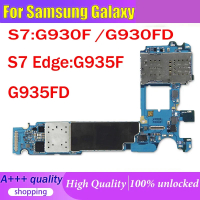 100% เมนบอร์ดปลดล็อคสำหรับ Samsung Galaxy S7 Edge เมนบอร์ด G935F G930F G930FD G935FD G935V แผ่นลอจิก