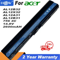 4cell Battery for Acer Aspire One 756 V5-171 725 TravelMate B113 B113M B113-M C7 C710 AL12X32 AL12A31 AL12B31 AL12B32