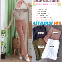 CUTBRAY SCUBA PREMIUM wide leg / Celana Fashion Wanita / Celana Termurah / Scuba / Celana Kerja Wani
