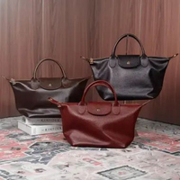Tas Wanita Kulit Sapi Asli Mini Tote Bag Cuir Full Grain Sendy Leather Liberty Medium Tan