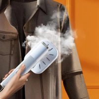 Portable Travel Steamer For Clothes Mini Steam Iron 180°Rotatable Handheld Steam Iron For Fabric Clothes Easy Install