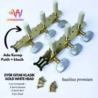 Set Dryer Putaran Gitar Tuning Peg Gitar Akustik Klasik / Spare Part Putaran Gitar Classic Akustik K
