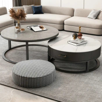 Center Hotel Luxury Coffee Tables Side Garden Minimalist Space Savers Coffee Tables Files Stoliki Kawowe Home Furniture YQ50CT