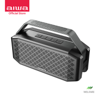 [ผ่อน 0%] AIWA Lunatic Bluetooth Speaker ลำโพงบลูทูธพกพา กันน้ำระดับ IPX6 Black One