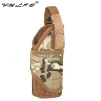 VULPO Adjustable Airsoft Hunting Pouch MOLLE Tactical Vest Pistol Holster