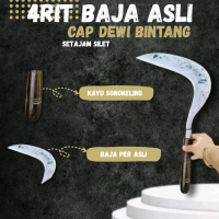Arit Rumput Dewi bintang model Jawa original100% bahan full baja asli