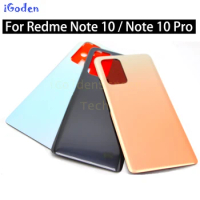 For Xiaomi Redmi Note 10 Back Cover Battery Housing Back Case Assembly For Redmi Note 10 Pro Note10 Battery Cover