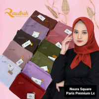 JILBAB ZYZA PARIS PREMIUM LASERCUT SEGIEMPAT NAURA SQUARE BY RAUDHAH