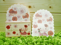 【震撼精品百貨】Hello Kitty 凱蒂貓~便條紙附盒-玫瑰圖案【共1款】