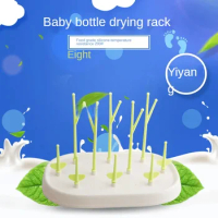 Drying Rack for Baby Bottle Holder Bottle Cleaning Dryer Drainer Storage Removable Milk Bottle Cup Drying Rack Baby Accessories