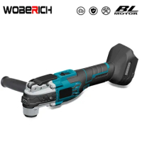Brushless Multifunction Tool Cordless Oscillating Multi-Tools Renovator Trimmer Electric Saw 6 Speed For Makita18V Battery
