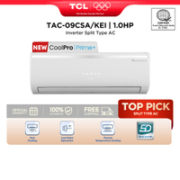 TCL 1HP Inverter Aircon Split-type Air Conditioner (TAC-09CSA/KEI)