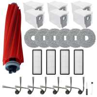 อะไหล่ทดแทนสำหรับเครื่องดูดฝุ่นหุ่นยนต์ Roborock รุ่น QV35A QV35S QR598 QR798
