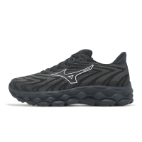 Mizuno 慢跑鞋 Wave Sky 8 男鞋 超寬楦 黑 白 緩衝 厚底 運動鞋 美津濃 J1GC2411-57