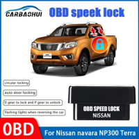 NEW Auto OBD Speed Lock Unlock Device 4 Door Car Electronic Accessories Plug And Play Profession For Nissan navara NP300 Terra