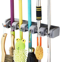 Mop and Broom Holder Multipurpose Wall Mounted Heavy Duty Tool Organizer Storage HooksIdeal Broom Ha