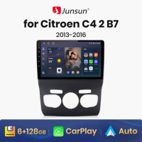 Junsun V1 Pro 8G+256G For Citroen C4 2 B7 2013 - 2016 Android Car Radio Car video players CarPlay Android Auto No 2 din 2din DVD