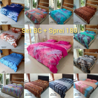 SPREI BALI RAYON/SEPREI BALI TIEDYE/SPREI POLOS ANTI GESER SIZE 180