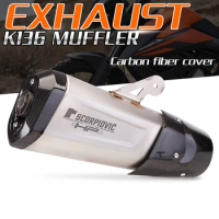 Universal Motorcycle Modified Exhaust Pipe 51mm DB Killer Muffler for Honda PCX 125 150 C650GT TMX530 CB50