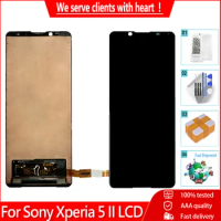 6.1'' Original For Sony Xperia 5 II LCD Display Touch Screen SO-52A XQ-AS52 XQ-AS62 XQ-AS72 SOG02 LCD Digitizer Replacement
