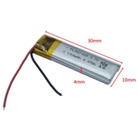 371030 3.7V Li-Polymer Battery For Plantronics explorer 55 bluetooth headset Bracelet Wrist toys Remote controller 401030
