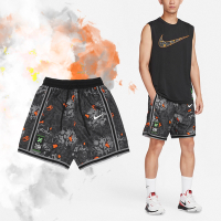 Nike 短褲 Dri-FIT DNA Basketball 男款 灰 球褲 拉鍊口袋 籃球褲 抽繩 網眼 FQ0352-010