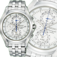 SEIKO 精工 CS三眼系列/勇者之劍計時腕錶40㎜ SK004(SNAE81P1/7T62-0KY0S)