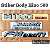 Sticker mobil truk trek Hino 500 Jumbo Ranger e-2 FM320TI Fullset car