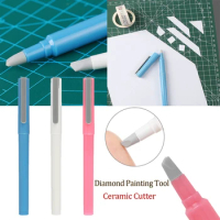 Pen Shaped Hand Safety Protect DIY Embroidery Tool Diamond Painting Accessories Cross Stitch Paper Cutter Pen Ceramic Cutter